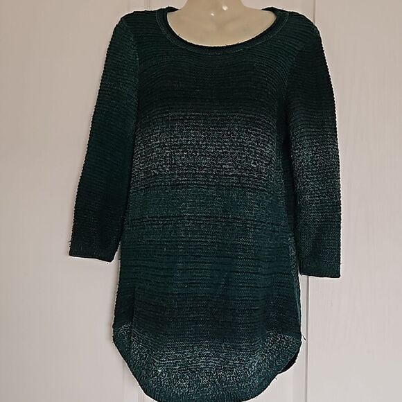 HOST PICK 🥳 Cleo Petite Knitted Sweater With Half-Sleeves XS Hunter Green - Picture 6 of 16